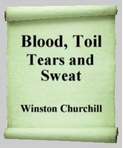 Cover Art for Blood, Toil, Tears and Sweat