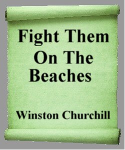 Cover Art for Fight Them on the Beaches