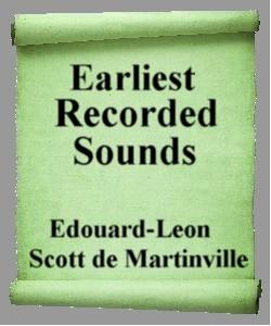 Cover Art for Earliest Recorded Sounds