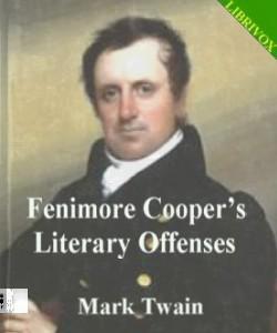 Cover Art for Fenimore Cooper's Literary Offenses