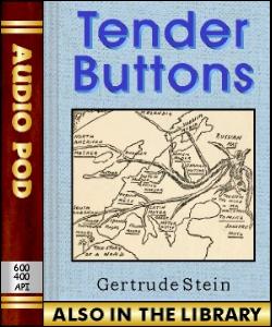 Audio Book Tender Buttons