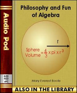 Audio Book Philosophy and Fun of Algebra