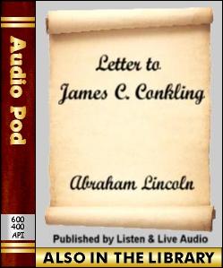Audio Book Letter To James C. Conkling