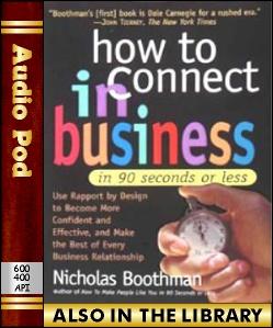 Audio Book How to Connect in Business in 90 Seco...