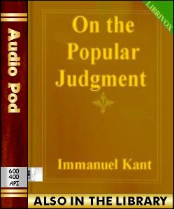 Audio Book On the Popular Judgment:That may be R...