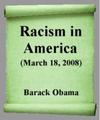 Racism in America:March 18, 2008